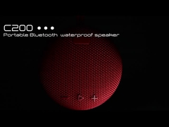 小型陸軍緑色無線ブルートゥーススピーカー ファルビック素材 800mAh 10M範囲