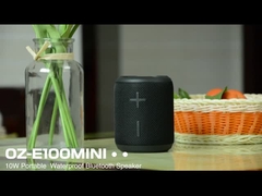 Ozzie 10W アウトプット トロッリー IPX7 RGBライト付き防水ブルートゥーススピーカー