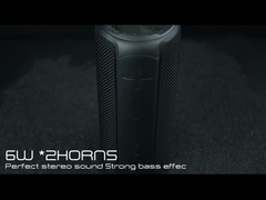 プレミアム LED 無線スピーカー 12W 防水 IPX7 TWS 機能