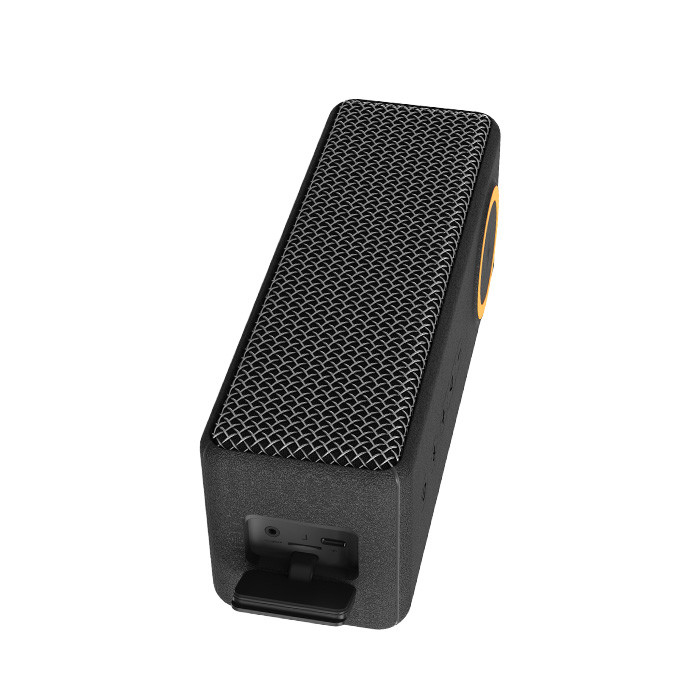 D20 20W バッテリー 7.2V 2000mAh Bluetooth 5.0 スピーカー ABS ブラック アルミニウム合金