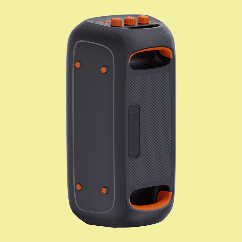 ブラックBluetooth V5.3 アウトドアパーティスピーカー バッテリー 4\u03a9 インペデンスABS鉄