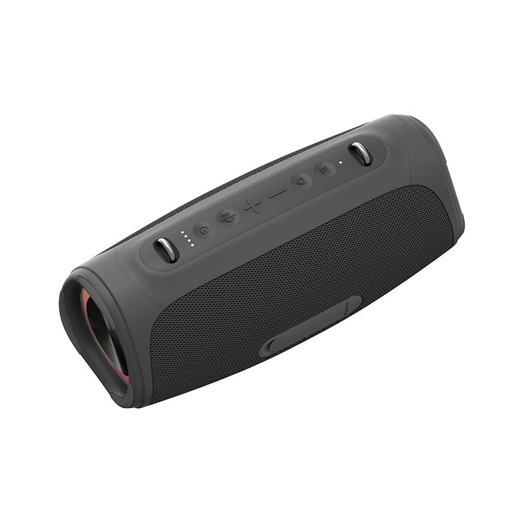 60W Waterproof Bluetooth Speaker with RGB LED Light and Wireless Bass for Outdoor Use